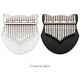 thumbnail image 3 of Kalimba acrílico en forma de zorro con 17 teclas, incluye estuche, martillo de afinación y accesorios (color aleatorio) - Instrumento musical portátil ideal para regalos., 3 of 6