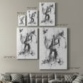 thumbnail image 4 of Graphite Abstract II Premium Gallery Wrapped Canvas - Ready to Hang, 4 of 9