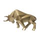 thumbnail image 4 of Estatua de toro, adorno artístico, artesanía, escultura de resina moderna, estatua de animal para gabinete, 4 of 9