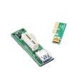 thumbnail image 2 of Mini cable de extensión PCI-E X1 Tarjeta de expansión de expansión PCIE 1X de 90 ° en ángu Abanopi Cable de extensión, 2 of 6