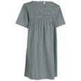 thumbnail image 2 of Trespass Womens Floaty Smock Shirred Gingham Top Keyhole Back Fastening Candice, 2 of 2