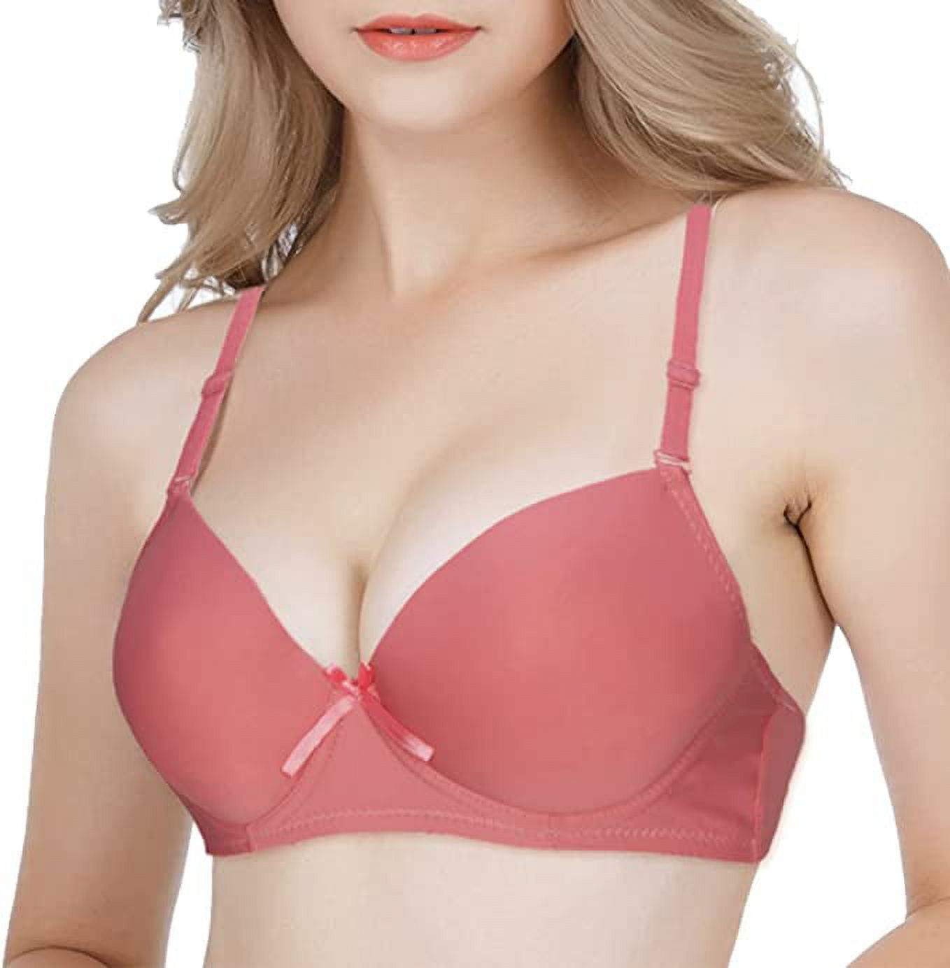 32B Bras for Women 3 Pack Underwire Push Up Bra Pack Padded Contour  Everyday Bras B 32B 