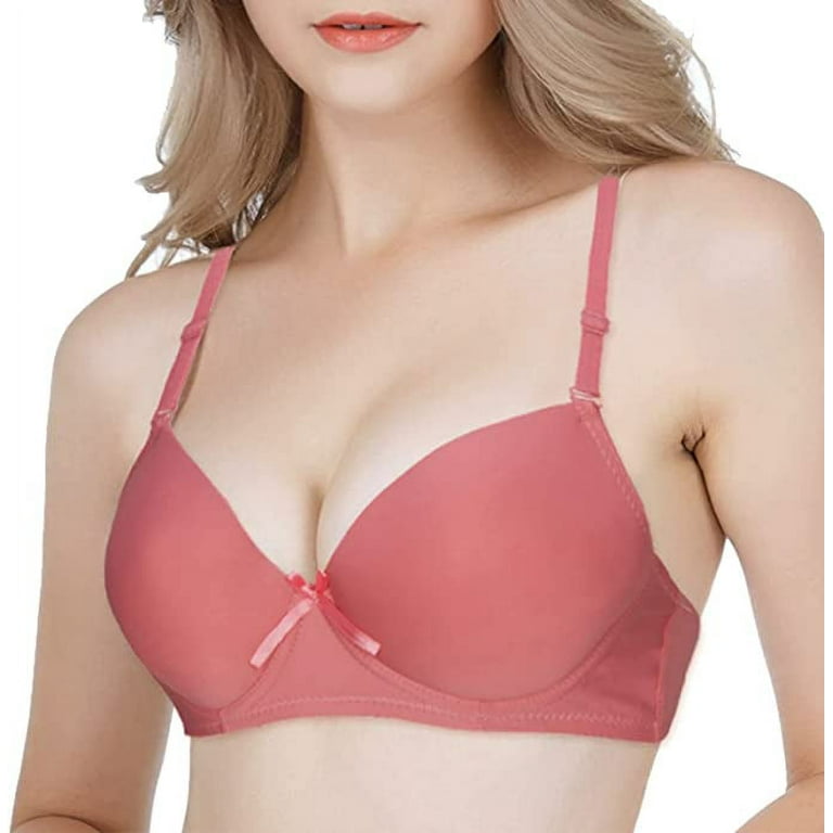 3Pack bras for women Underwire Push Up Bra Pack, Padded Contour Everyday  Bras A-32B