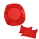 thumbnail image 2 of Xihbxyly Juego de Cama Doble, Sábana Bajera Elástica con Fundas de Almohada, Antideslizante, Fibra de Poliéster Suave, Cómodo Soporte para Dormir, Protección Integral Del Colchón, Juego de Textiles p, 2 of 7