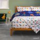 thumbnail image 5 of Set de 4 Piezas Edredón Acolchado y Sábanas Infantil Individual Dreamlab, Colcha para Cualquier Temporada, Hipoalergénica, Diseño Dinosaurios, Color Azul, 5 of 5
