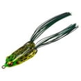 thumbnail image 5 of Booyah 2" Pumpkinseed Poppin Pad Crasher Jr Topwater Frog Lure for Bass Fishing, 5 of 7