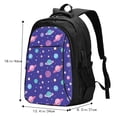 thumbnail image 5 of Honeii Space for Travel Laptop Backpack, Business Laptops Backpack with USB Charging Port, College High School Computer Bag for Men Women, 5 of 7