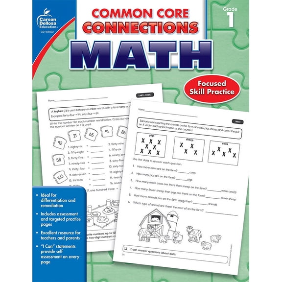 Common Core Connections: Common Core Connections Math, Grade 1 (Paperback)