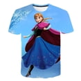 thumbnail image 1 of Nueva camiseta con estampado de animales para niñas Anna Elsa, camiseta Unisex de Elsa, ropa para niños, Top de dibujos animados para 3, 4, 5, 6, 7, 8 años, ropa de cumpleaños para niños 14T Gao Jinjia LED, 1 of 2