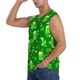 thumbnail image 3 of Daiia St Patrick's Day2 Printed Men's Tank Tops,Casual Soft Sleeveless Gym Muscle Shirts Bodybuilding Tee-Medium, 3 of 8