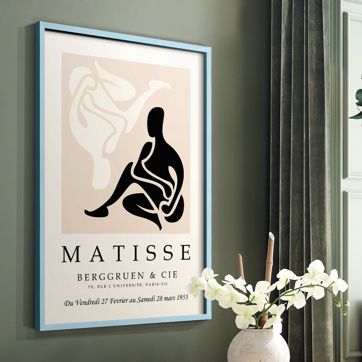 Matisse XLV Framed Print - Solid Wood