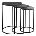 thumbnail image 1 of Pemberly Row Contemporary Aluminum Nesting Tables in Espresso (Set of 3), 1 of 5