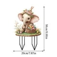 thumbnail image 3 of Clearance Under $5!Yyuenw Easter Decorations Outdoor Acrylic Easter Decorative Garden Stakes Happy Easter Yard Sign Spring Decor for Home Front Door Yard Outside Porch Lawn Sidewalk, 3 of 4