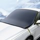 thumbnail image 1 of Cubierta de nieve para coche | Protector de parabrisas de tela Oxford engrosada | Impermeable y a prueba de viento | Tiras reflectantes | Clips de puerta antirrobo | Se adapta a 72,4×44,9 pulgadas, 1 of 7
