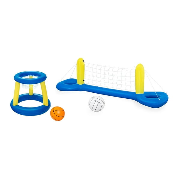 Bluescape™ Inflatable Basketball and Volleyball Set, Inflatable Basketball and Volleyball Game sets.