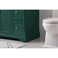 thumbnail image 5 of Elegant Decor Clarence 42" Solid Wood Metal Single Bathroom Vanity Set in Green, 5 of 8