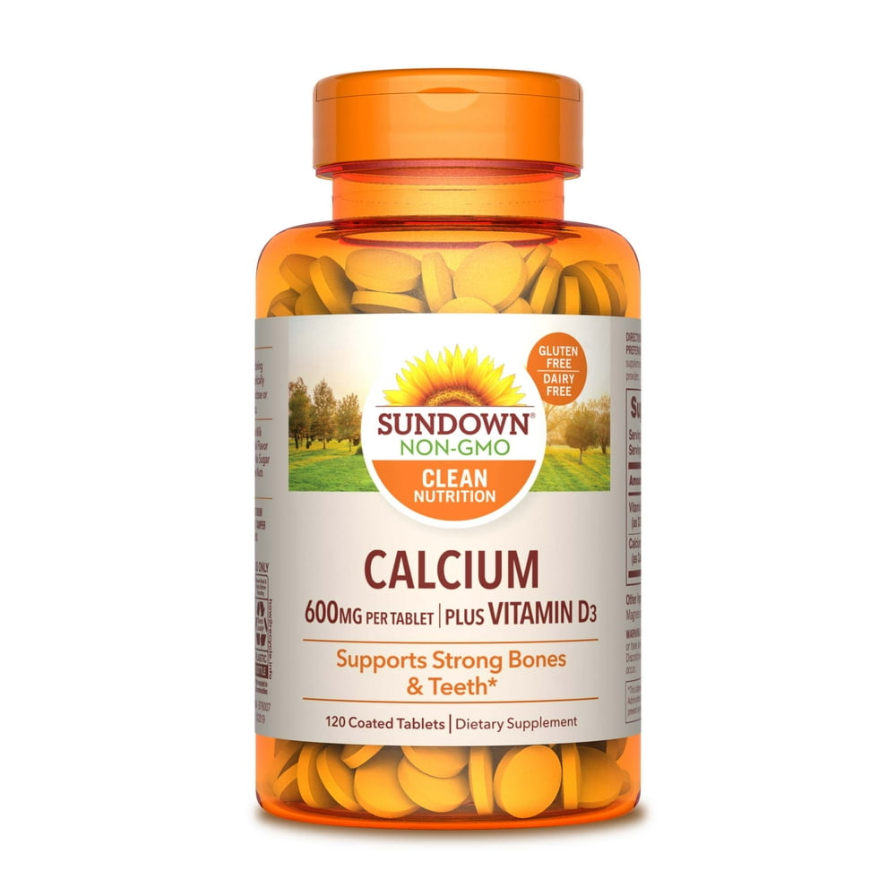 Sundown Naturals® Calcium 600 mg Vitamin D3, 120 Tablets