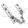 thumbnail image 4 of Kit de bloqueo de seguridad antirrobo para puerta de hotel, cadena de pernos, seguridad para niños (plata), 4 of 7