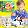 thumbnail image 3 of Rompecabezas de madera de 20 piezas para niños, juguete de dinosaurio de dibujos animados, juego de rompecabezas de madera para bebés, juguetes educativos tempranos para niños, 3 of 4