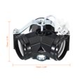 thumbnail image 2 of Uxcell E27 Medium Base Bulb Socket Adapter M10 Thread Lamp Holder 3 Light Socket, 2 of 4