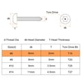 thumbnail image 2 of #6 x 5/8" Torx Security Screws, 50Pack Button Head, Self Tapping Screws, 304 Stainless Steel, with Bit T15, 2 of 6