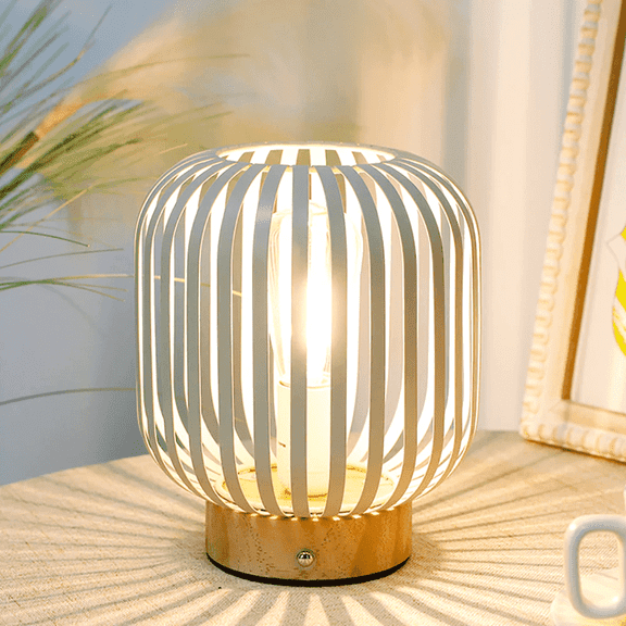 Metal Rechargeable Cordless Accent Table Lamp 6-Inch 1-Light