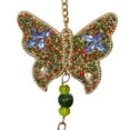 thumbnail image 4 of DecMode 39" Gold Metal Handmade Embellished Butterfly Windchime with Glass Beads and Cone Bells, 4 of 9