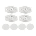 thumbnail image 1 of 4x ruedas giratorias para muebles pequeños, ruedas giratorias de servicio pesado, caja de almacenamiento Universal de rotación de 360  degree, rodillo Blanco shamjiam  ruedas giratorias, 1 of 3