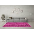 thumbnail image 3 of Ahgly Company Indoor Round Oriental Pink Traditional Area Rugs, 4' Round, 3 of 4