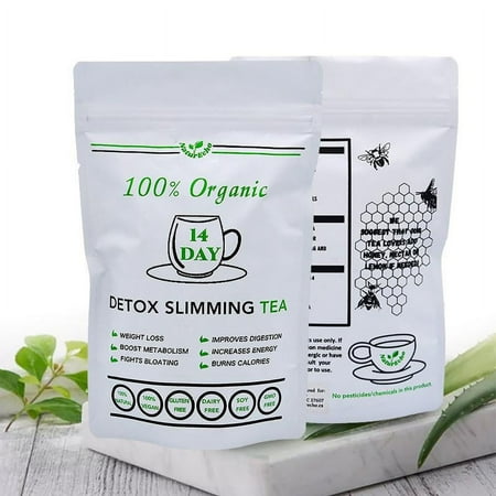 100 % Organic All natural 14 Day Full Body Detox Slimming Tea: Guaranteed Results.
