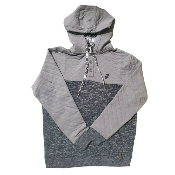 Hooey Mens Jimmy Black/Grey Soft Classic Fit Hoody (S)