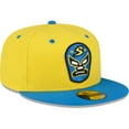 thumbnail image 3 of Men's New Era Yellow Sacramento River Cats Copa De La Diversion 59FIFTY Fitted Hat, 3 of 5