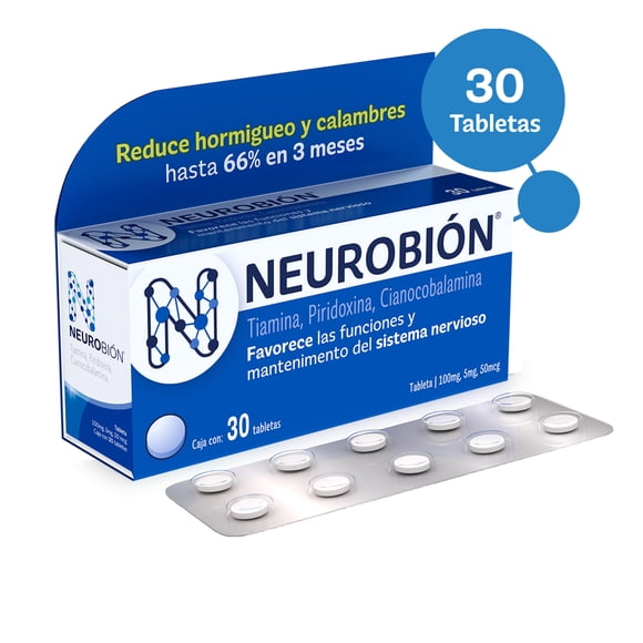 Vitaminas del Complejo B Neurobion 30 Tabletas