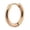 rose gold, variant on 1pc Unisex Titanium Stainless Steel Small Round Hoop Sleeper Earrings Jewelry -silver-2*8mm