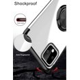 thumbnail image 4 of Case for Google Pixel 4 Case 5.7" Clear Back Ultra Thin Ring Holder Shockproof Electroplate Soft TPU Flexible Silicone Bumper Phone Case for Google Pixel 4 - Black, 4 of 14