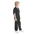 thumbnail image 3 of Toptie Boy's Coverall Child's Mechanic Halloween Costume Jumpsuit Short Sleeve-Black-13/14Y, 3 of 7