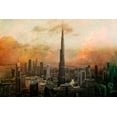 thumbnail image 2 of Chiriaco, Carmine 14x11 White Modern Wood Framed Museum Art Print Titled - Burj Khalifa, 2 of 4