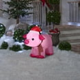 Gemmy Christmas Airblown Inflatable Pig, Outdoor Holiday Yard