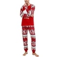 thumbnail image 2 of Family Matching Pajamas Adult Kids Christmas Bear Print  Long Sleeve Tops and Stretch Casual Pants Sleepwear, 2 of 10