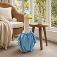 thumbnail image 4 of Ccwuwei Porch Goose Clothes, Fresh Blue Porch Goose Costume Dress Set, UV Resistant Polyester Outdoor Goose Clothes, Decor for Lawn Goose up to 23 inch, Eye-Catching Garden Centerpiece Accessory, 4 of 7