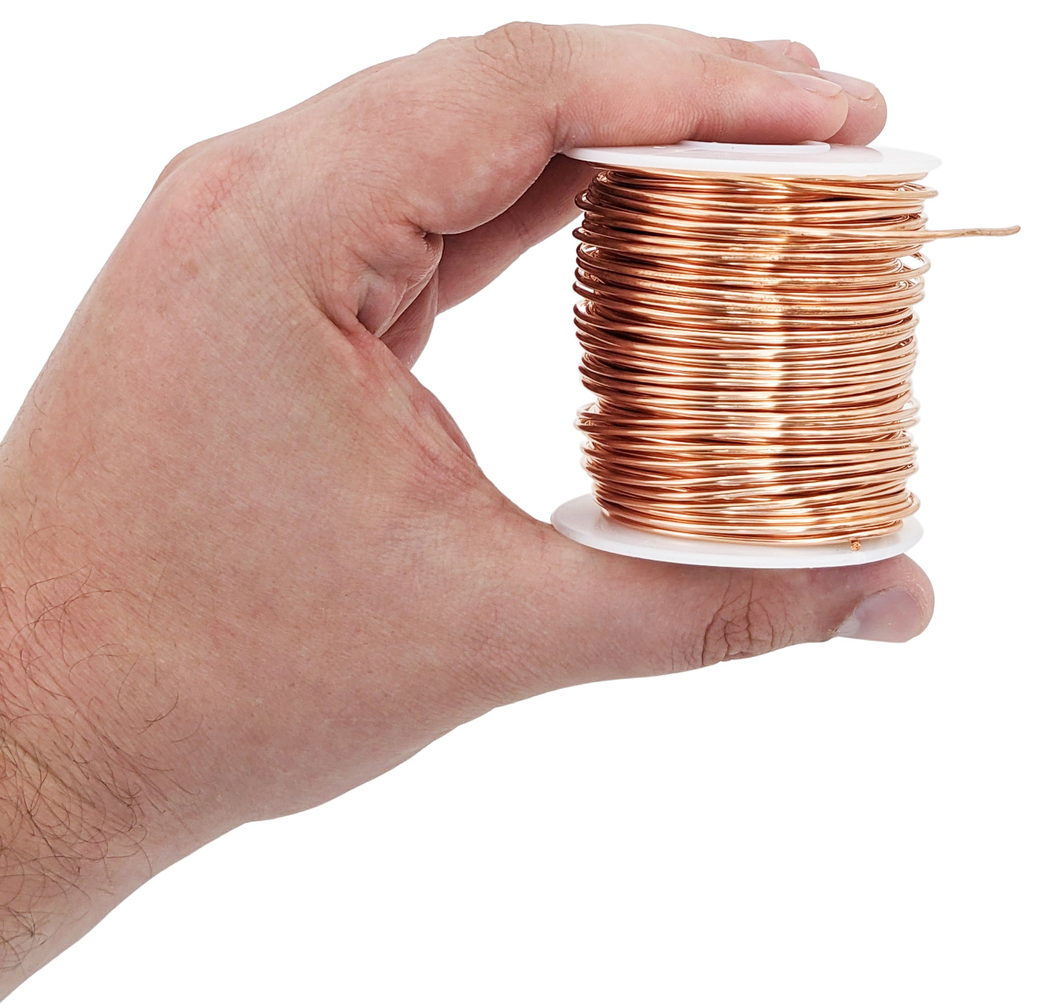 126 Feet 16 Gauge Soft Bare Copper Crafting Wire (1 Pound Spool)