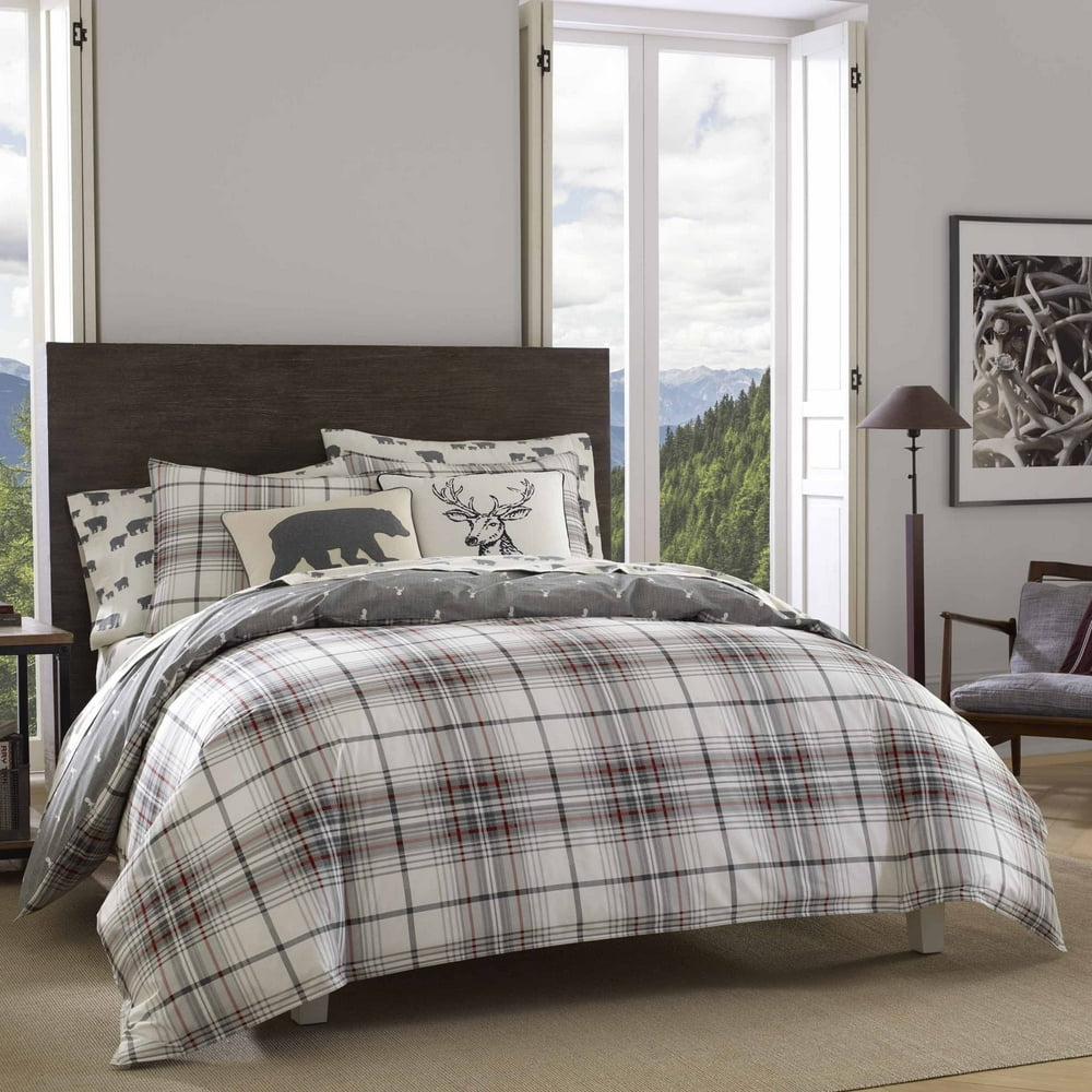 Eddie Bauer Alder Plaid Duvet Cover Set