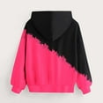 thumbnail image 6 of Hooded Sweatshirts For Boys Long Sleeve Print Pullover Tops Stylish Loose Casual Hoodies With Kanga Pocket (3-4 Years, Hot Pink), 6 of 7
