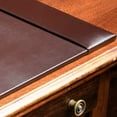 thumbnail image 3 of Dark&nbsp;Brown Bonded Leather 30 x 18 Side-Rail Desk Pad, 3 of 6
