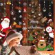 thumbnail image 2 of Christmas Decoration Santa Window Stickers Diy Window Decoration Stickers With Santa & Snowman (shikai), 2 of 4