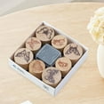 thumbnail image 2 of Wooden Stamps Set Card Making Wood Stamps for Journals Painting Scrapbooking Butterfly, 2 of 8