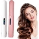 thumbnail image 2 of 2 in 1 Cordless Hair Straightener and Curler, Fast Heating Travel Hair Iron, 1 Set Pink, 2 of 4