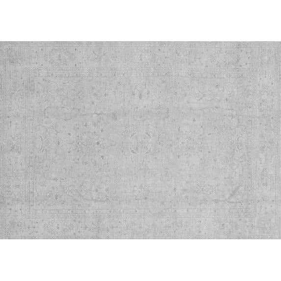 Ahgly Company Indoor Rectangle Oriental Gray Traditional Area Rugs, 2' x 4'