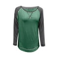 thumbnail image 4 of Pompotops Blouse Décontractée Unie à Manches Longues Col Rond pour Femmes, 4 of 5
