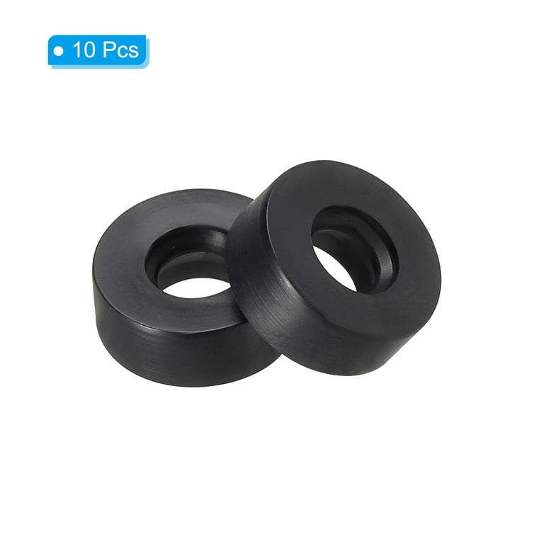 Uxcell Rubber Flat Washers – 18mm OD, 5mm ID, 2mm Thick – Pack Of 20 For Faucets & Hoses